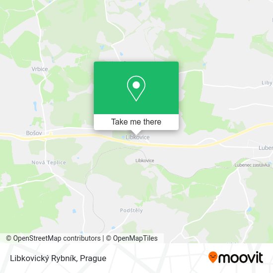 Libkovický Rybník map