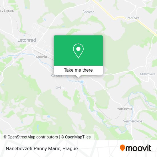 Nanebevzetí Panny Marie map
