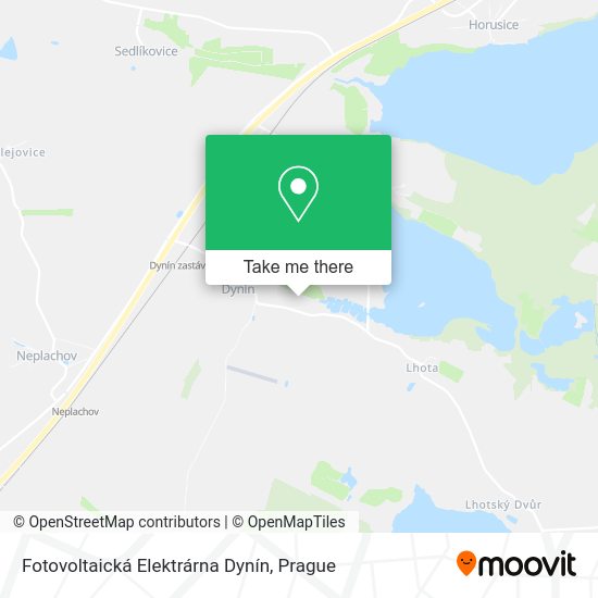Fotovoltaická Elektrárna Dynín map