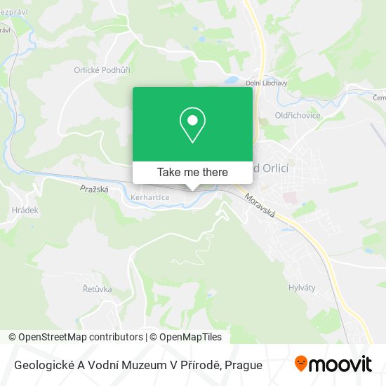 Geologické A Vodní Muzeum V Přírodě map