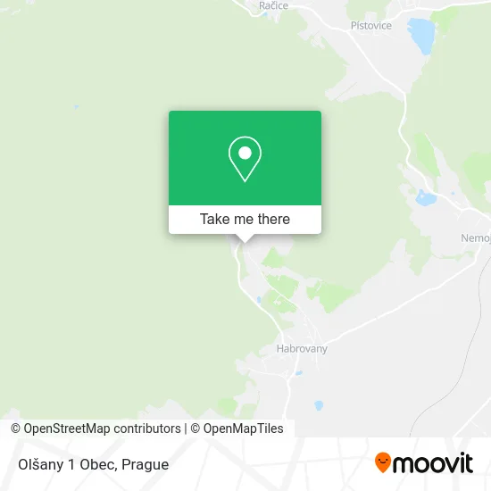 Карта Olšany 1 Obec