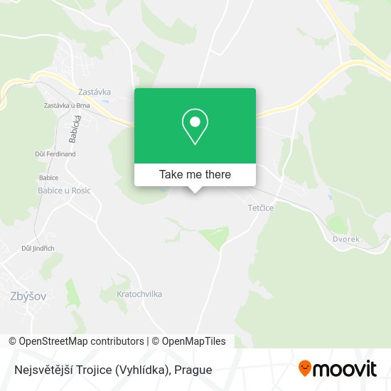 Nejsvětější Trojice (Vyhlídka) map