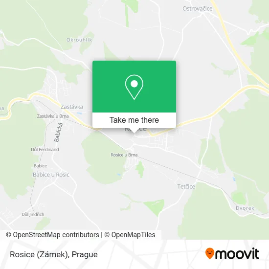 Карта Rosice (Zámek)