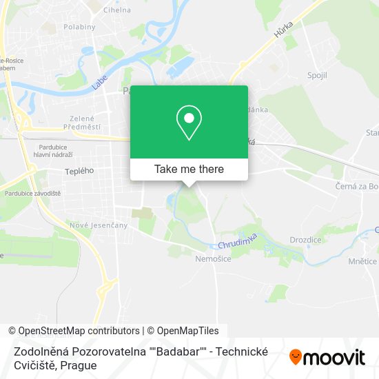 Zodolněná Pozorovatelna ""Badabar"" - Technické Cvičiště map