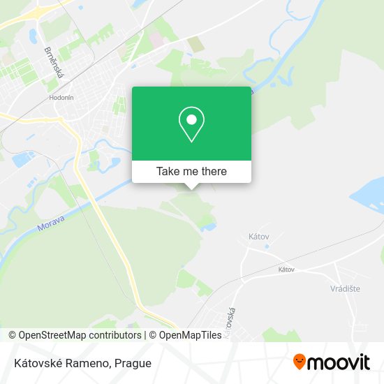 Kátovské Rameno map