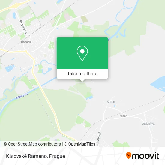 Kátovské Rameno map