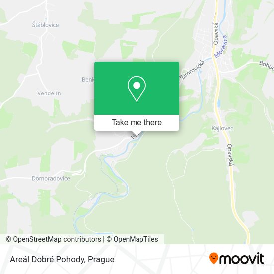 Areál Dobré Pohody map