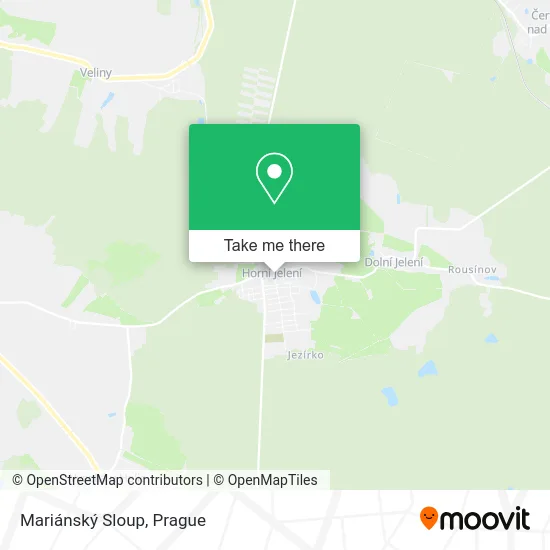 Карта Mariánský Sloup