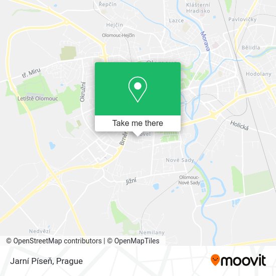 Jarní Píseň map