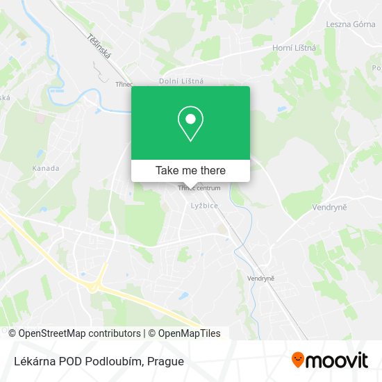 Lékárna POD Podloubím map