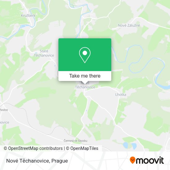 Nové Těchanovice map