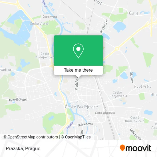 Карта Pražská