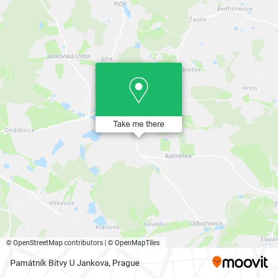 Památník Bitvy U Jankova map