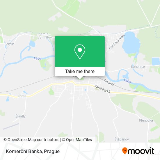 Komerční Banka map
