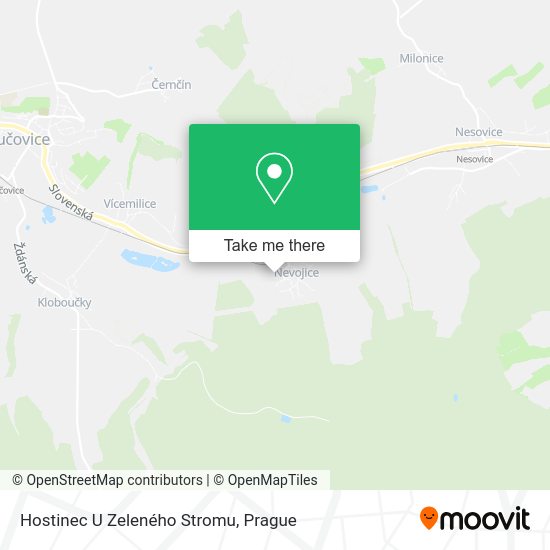 Hostinec U Zeleného Stromu map