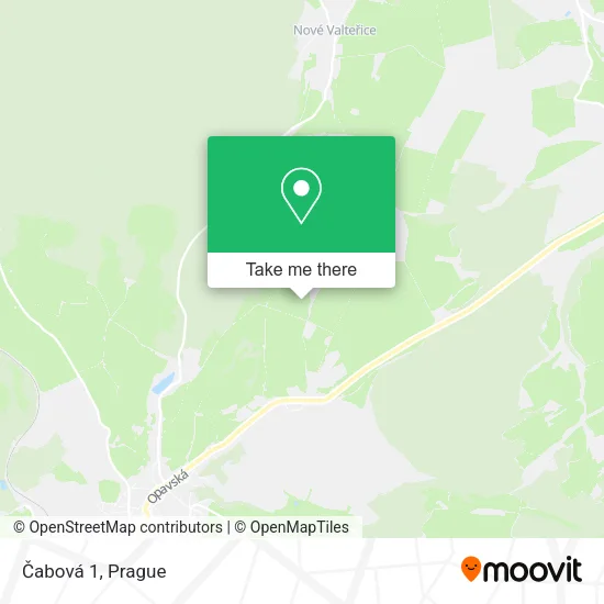 Карта Čabová 1