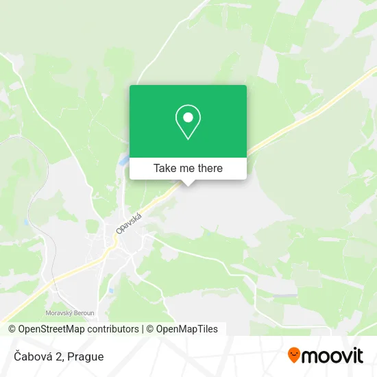 Карта Čabová 2