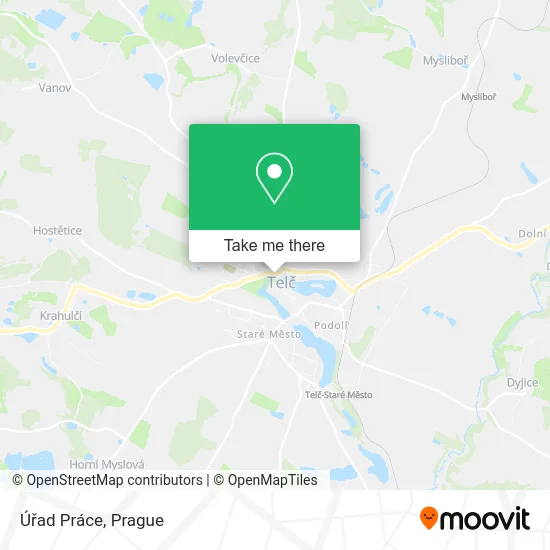 Карта Úřad Práce