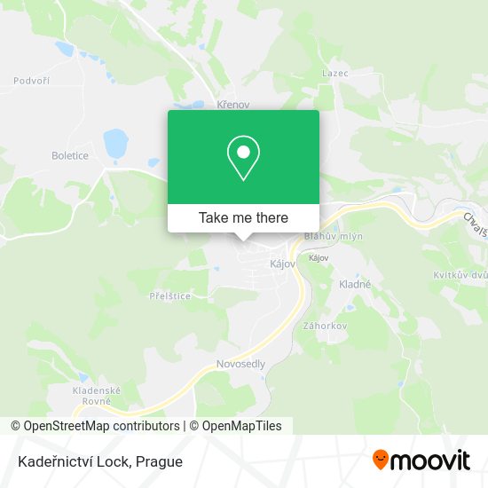 Kadeřnictví Lock map