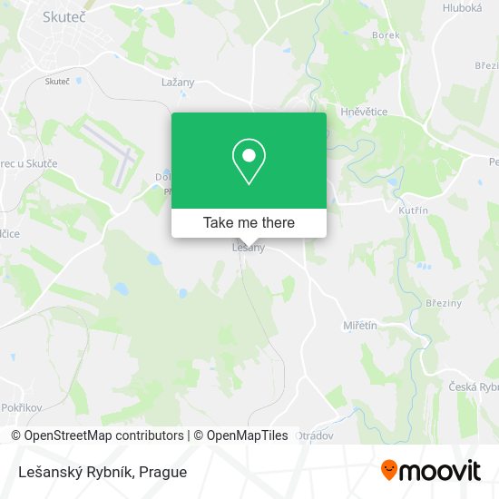 Lešanský Rybník map