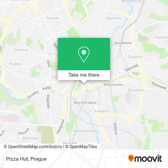 Pizza Hut map