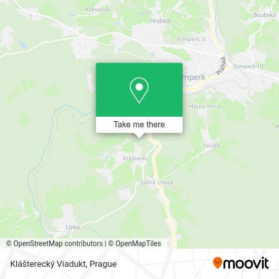 Klášterecký Viadukt map