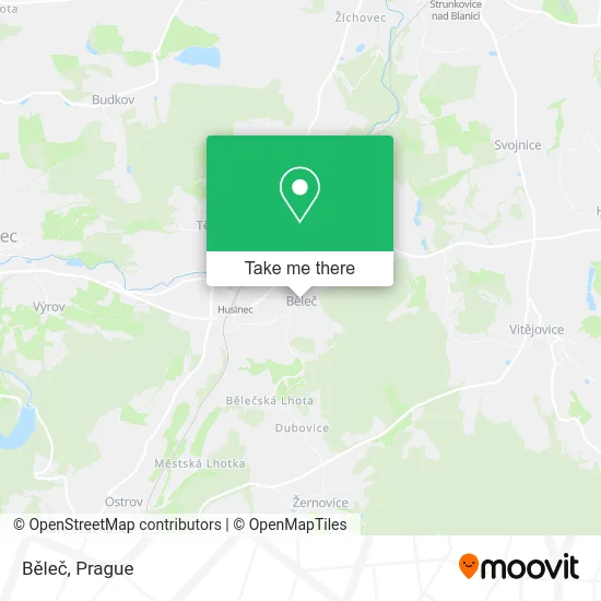 Карта Běleč