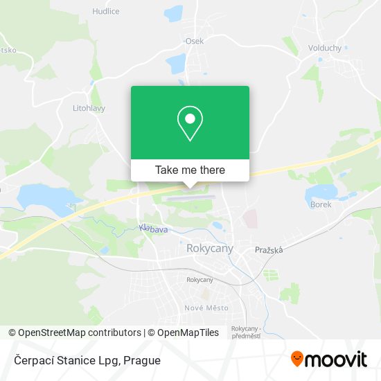 Карта Čerpací Stanice Lpg