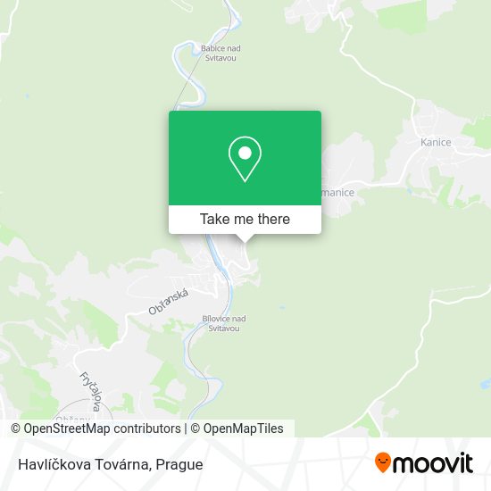 Havlíčkova Továrna map
