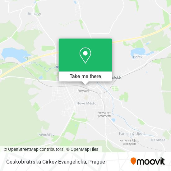 Českobratrská Církev Evangelická map