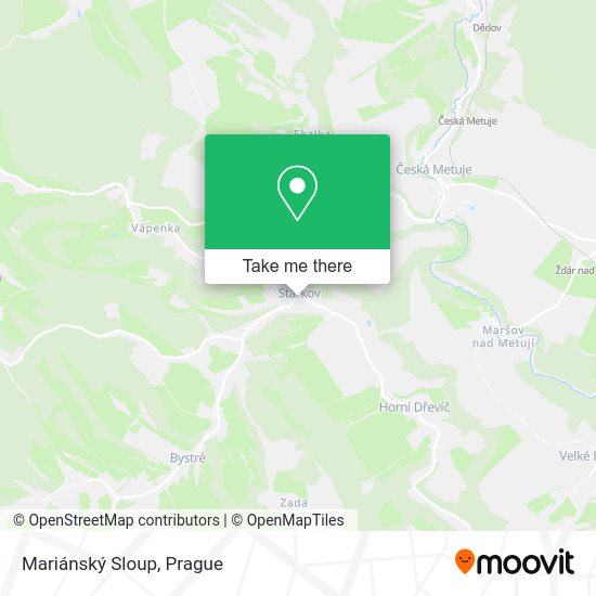 Mariánský Sloup map