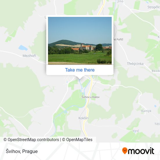 Карта Švihov