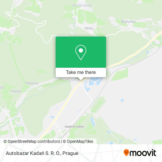 Autobazar Kadaň S. R. O. map