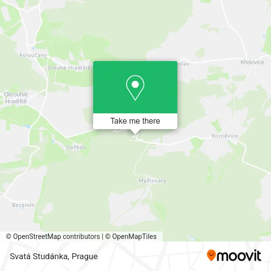 Карта Svatá Studánka