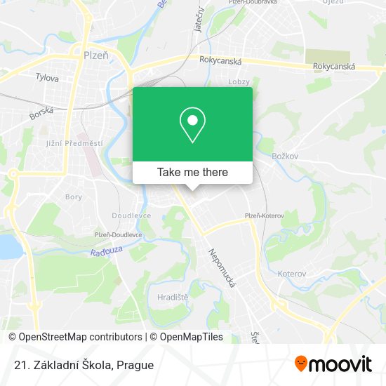21. Základní Škola map