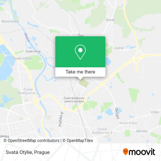 Svatá Otýlie map