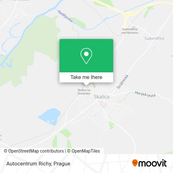 Карта Autocentrum Richy