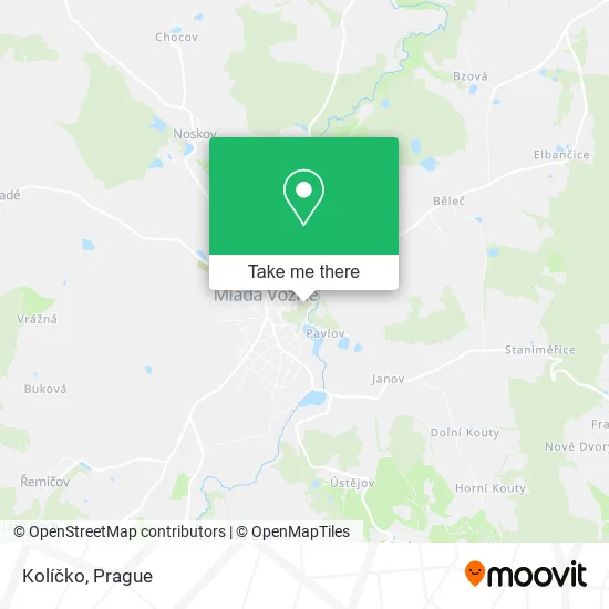 Карта Kolíčko
