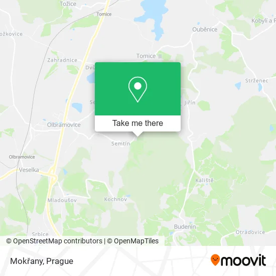 Карта Mokřany