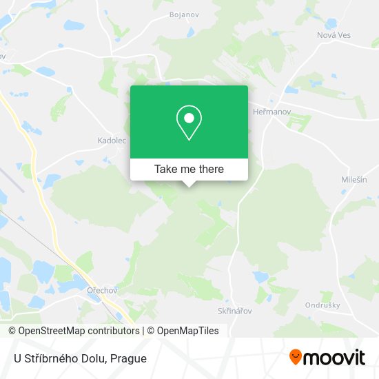 U Stříbrného Dolu map