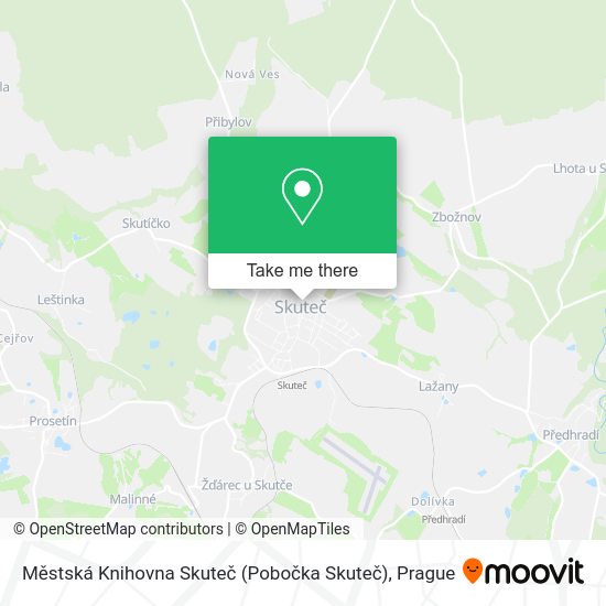 Městská Knihovna Skuteč (Pobočka Skuteč) map