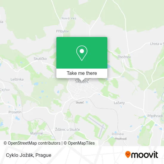Карта Cyklo Jožák