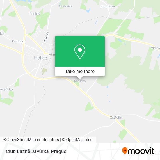Club Lázně Javůrka map