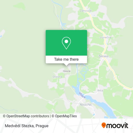 Medvědí Stezka map