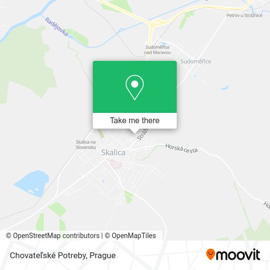 Chovateľské Potreby map