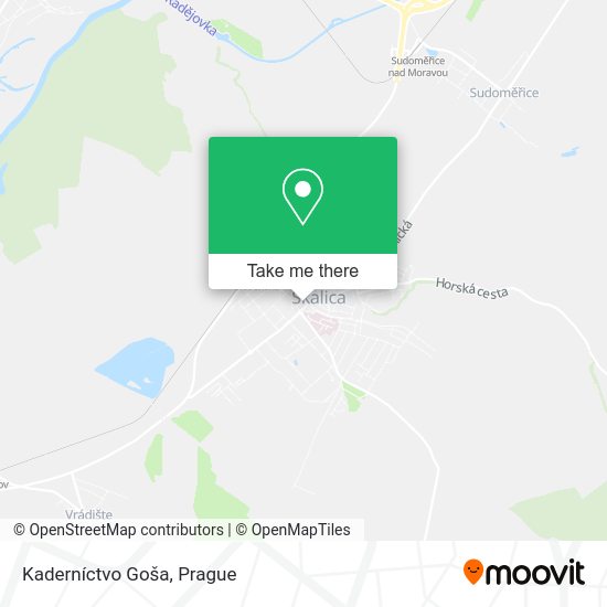 Kaderníctvo Goša map