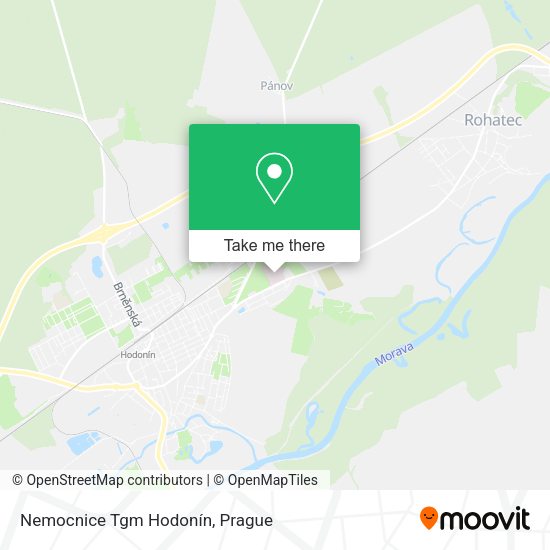 Nemocnice Tgm Hodonín map