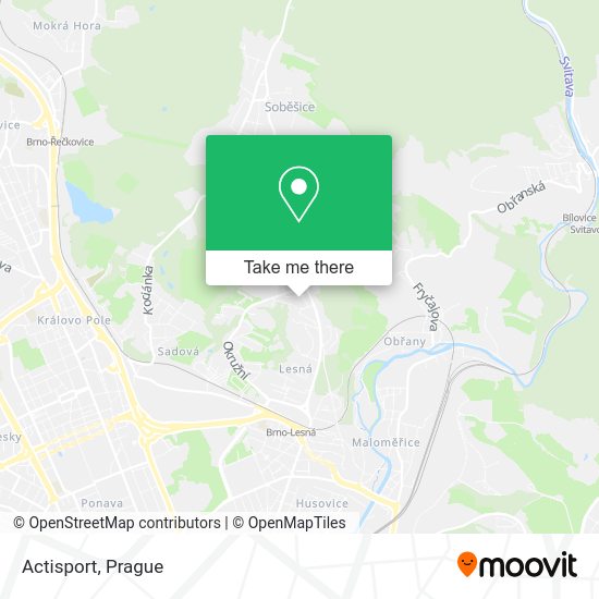 Actisport map