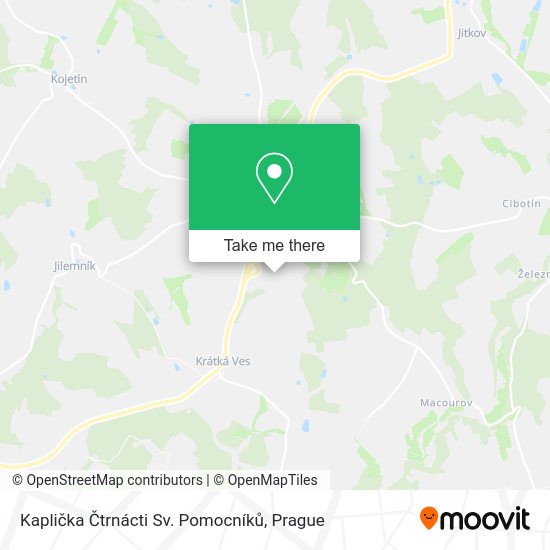 Kaplička Čtrnácti Sv. Pomocníků map
