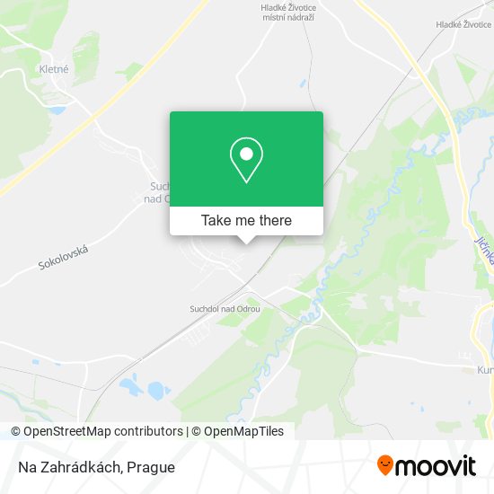 Na Zahrádkách map